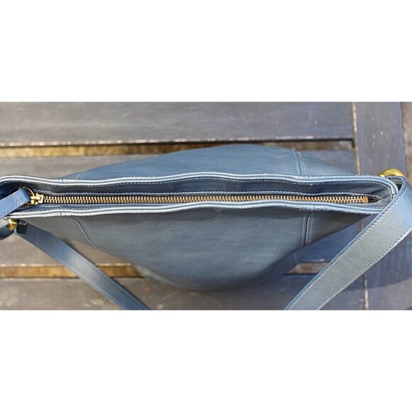 New, Unused Coach Vintage Item - Monterrey Hobo Bag 4027 in Denim Blue, 1990s - Picture 7 of 12
